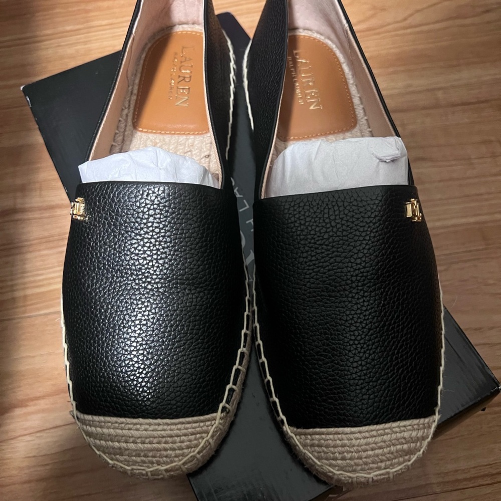 Polo by Ralph Lauren Black Espadrilles
